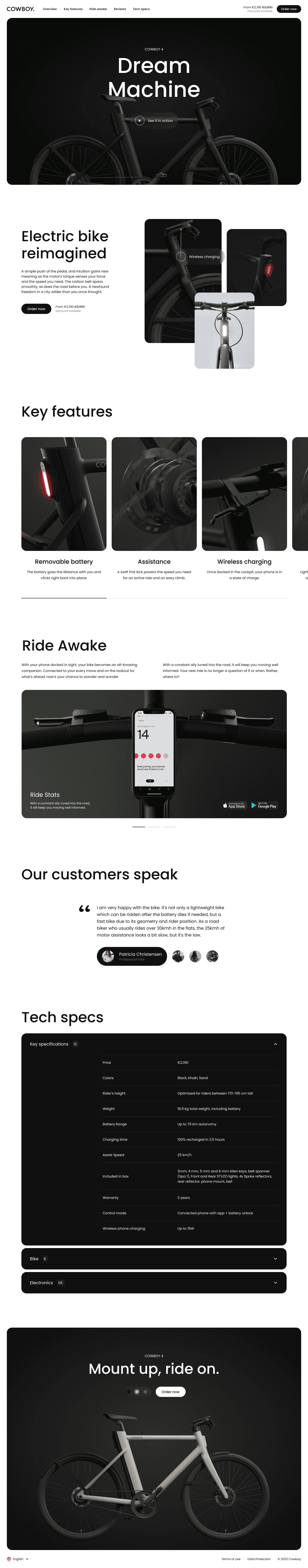 Cowboy 4 Landing Page